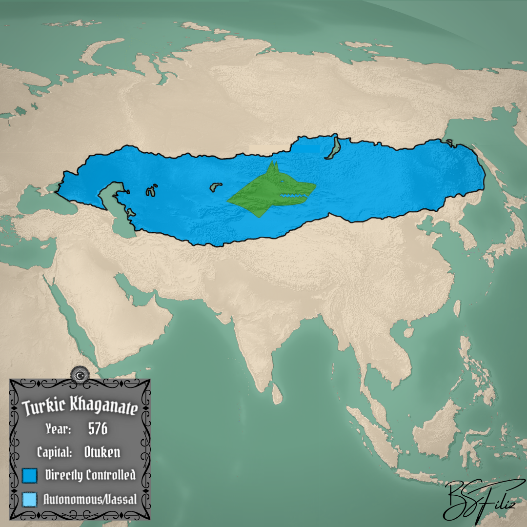 Göktürk Devleti Haritası